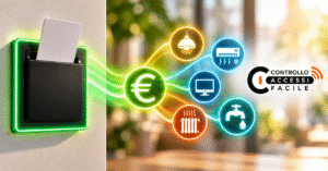 Controllo accessi e gestione energia_porta badge programmabile